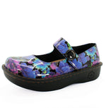 Sanosan Julia Comfort Mary-Jane Clogs in Midnight Garden