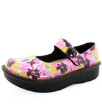 Sanosan Julia Comfort Mary-Jane Clogs in Bouquet Print