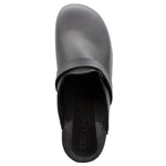 KLÄGN KLÄGN Men's Axel Leather Open Back Wooden Clogs