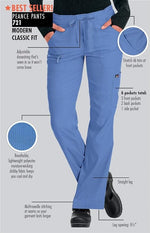 koi koi Lite Peace Women's 6-Pocket Stretch Scrub Pants