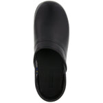 BJORK BJORK Women's Swedish Professional Black Leather Clogs