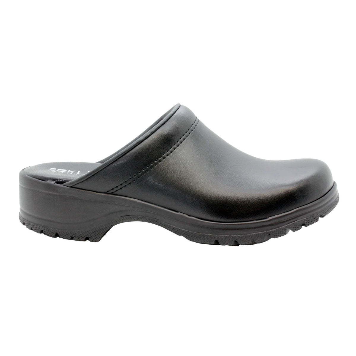BJORK BJORK Flex Pro Open Back Black Leather Clogs