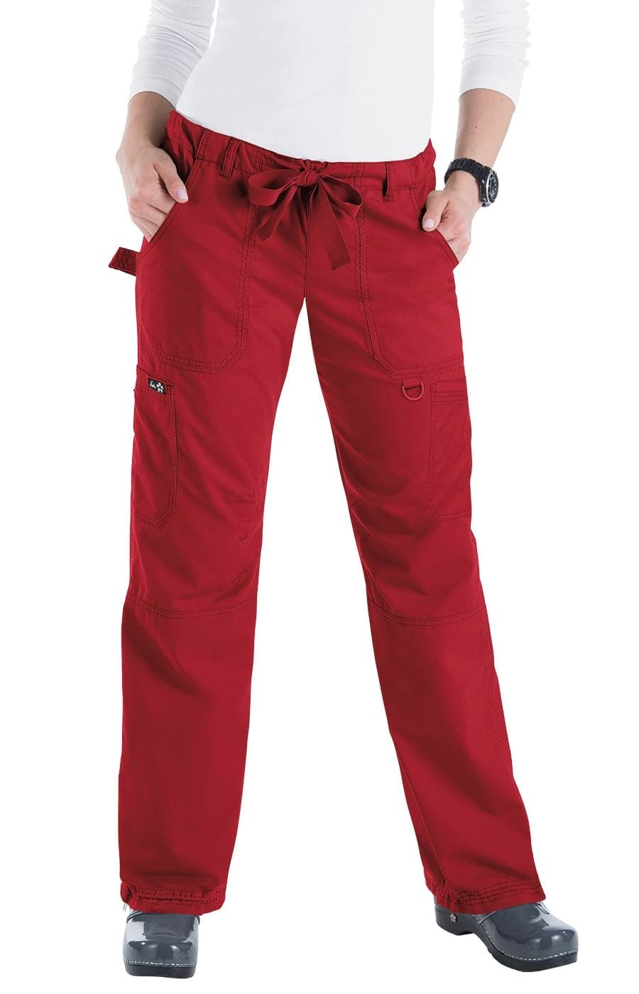 koi koi Classics Lindsey Women's 7-Pocket Cargo Scrub Pants Ruby / XXS / Regular