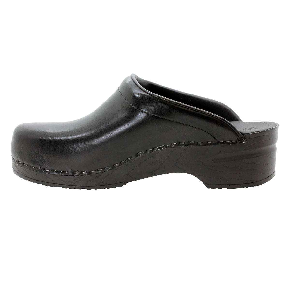 BJORK BJORK Men's STEIN Open Back Cabrio Leather Clogs