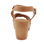 BJORK BJORK ULRIKA Swedish Wood Clog Sandals in Nubuck Leather