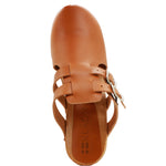 KLÄGN KLÄGN Brigetta Mid-heel Fashion Leather Wooden Clogs