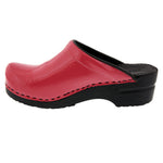 BJORK BJORK Elly Open Back Fuchsia Patent Leather Clogs