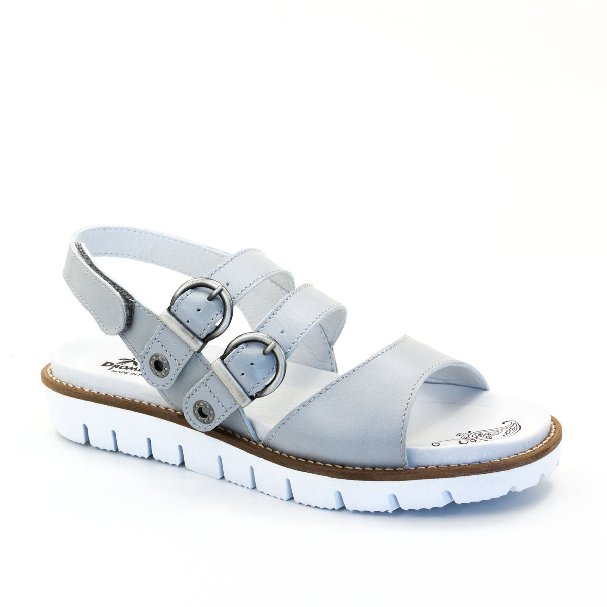 Dromedaris Alicia Leather Strappy Adjustable Sandals