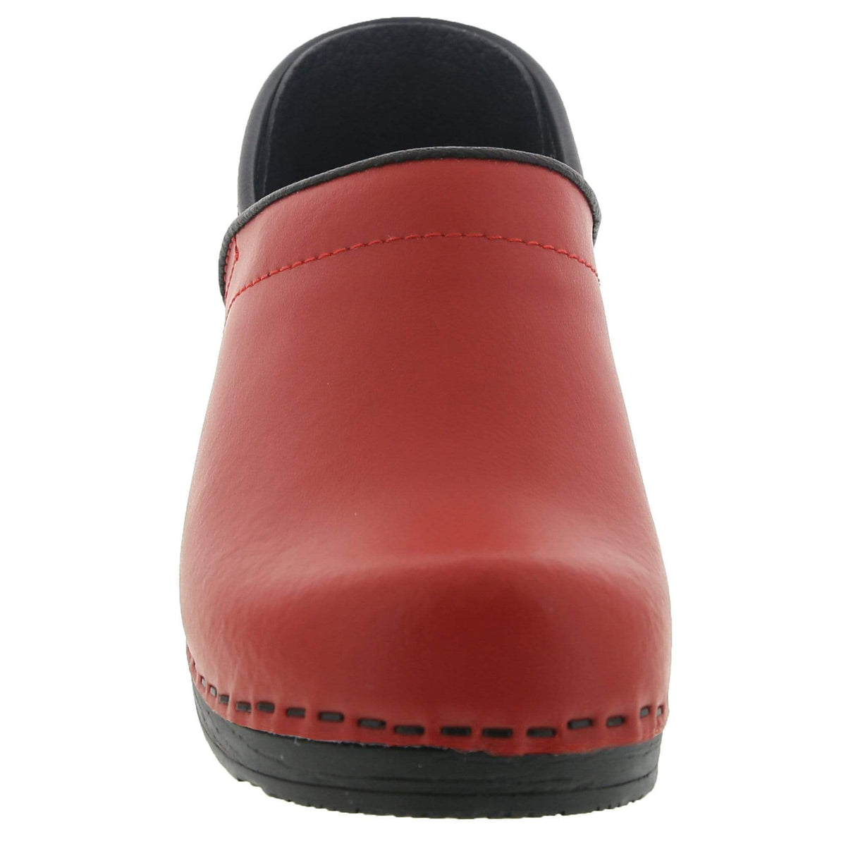 BJORK BJORK PRO ELLA Red Leather Clogs