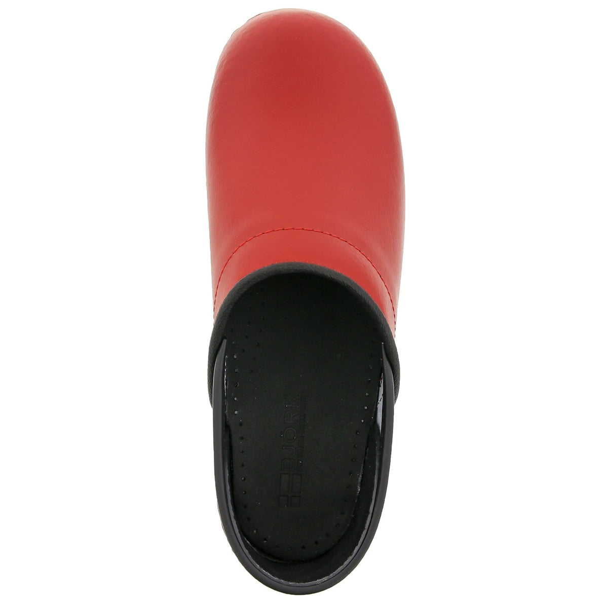 BJORK BJORK PRO ELLA Red Leather Clogs