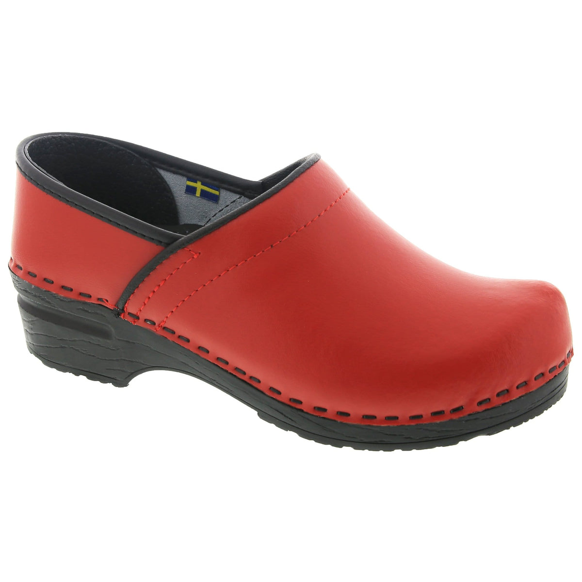 BJORK 715006-4-36 BJORK PRO ELLA Red Leather Clogs Red / EU-36