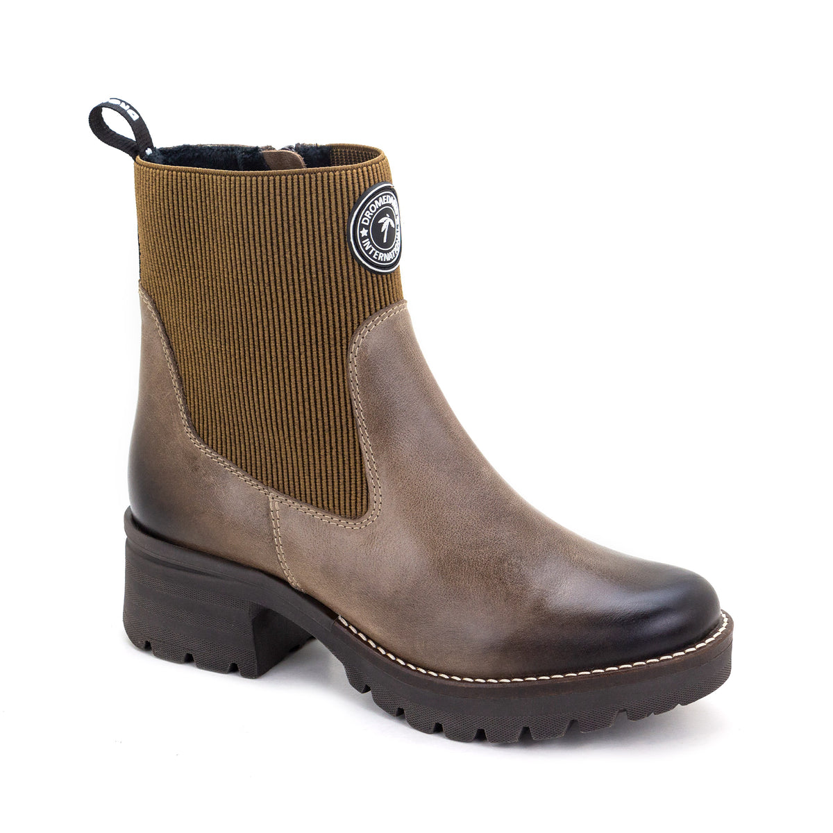 Dromedaris Kat Short Leather Boot