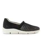 Dromedaris Vicky Perforated Leather Slip-On