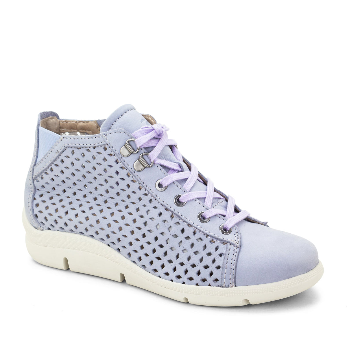 Dromedaris Victoria Perforated Leather Summer Bootie