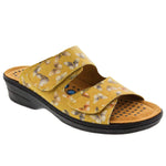 Sanosan 524042-458268-38 SANOSAN Slide Open Back Sandal Sample Sale - SAVE $$$ Lucille / Yellow Butterflies / EU-38