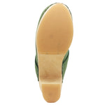 BJORK BJORK TIA Wooden Clogs in Oiled Leather
