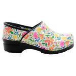 KLÄGN KLÄGN PROFESSIONAL Blomma Printed Leather Clogs