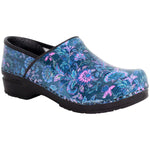 BJORK BJORK PROFESSIONAL Atalie Printed Leather Clogs Multi / EU-36