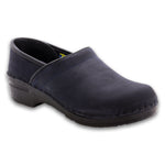 BJORK BJORK PROFESSIONAL LEAH Oiled Leather Clogs Blueberry / EU-36