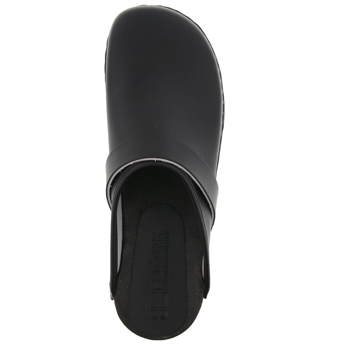 BJORK BJORK Mala Wood Open Back Leather Clogs