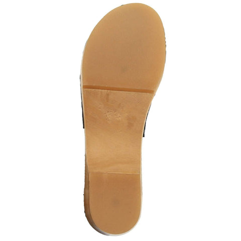 BJORK BJORK MILA Wooden Clog Sandals in Oiled Leather