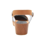 BJORK BJORK MILA Wooden Clog Sandals in Oiled Leather