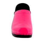 BJORK BJORK PRO ELSA Neon Pink (Ltd. Edition) Patent Leather Clogs