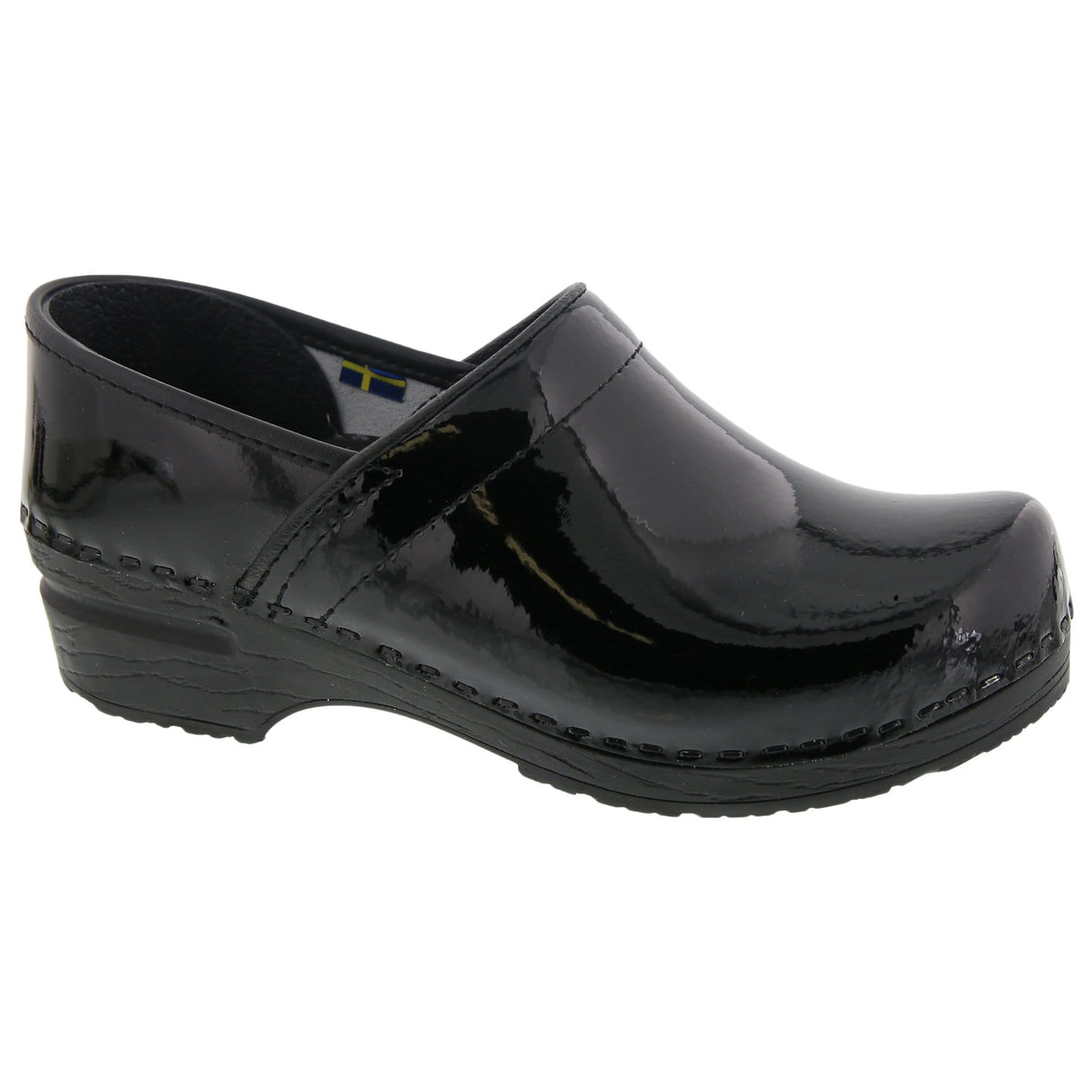 BJORK 757406-2-36 BJORK PRO ELSA Patent Leather Clogs Black / EU-36
