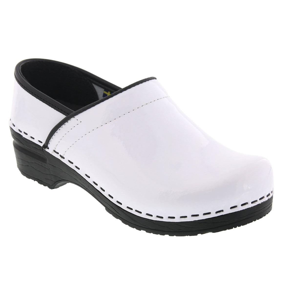 BJORK 757406-1-36 BJORK PRO ELSA White Patent Leather Clogs White / EU-36