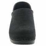 BJORK BJORK PRO LEAH Black Oiled Leather Clogs