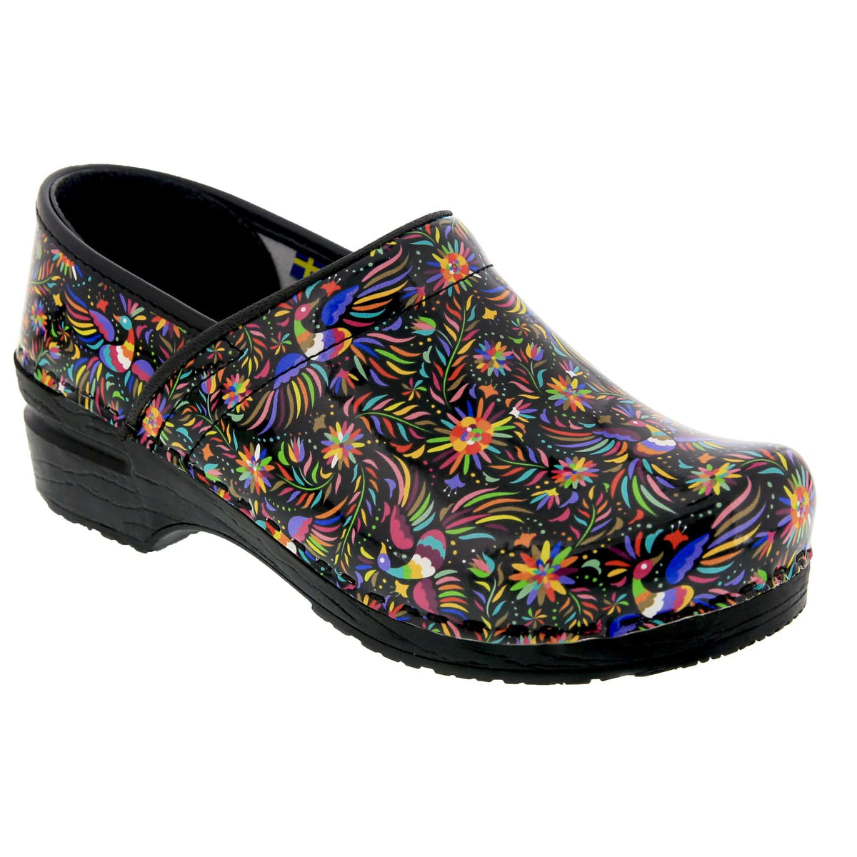 BJORK 757610-90-36 BJORK PROFESSIONAL Araceli Leather Clogs Multi / EU-36