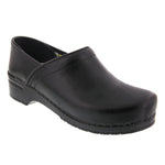 BJORK 757806-2-40 BJORK PROFESSIONAL Men's Cabrio Leather Clogs Black / EU-40