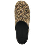 BJORK BJORK PROFESSIONAL Safari Collection Leather Clogs in Leopard