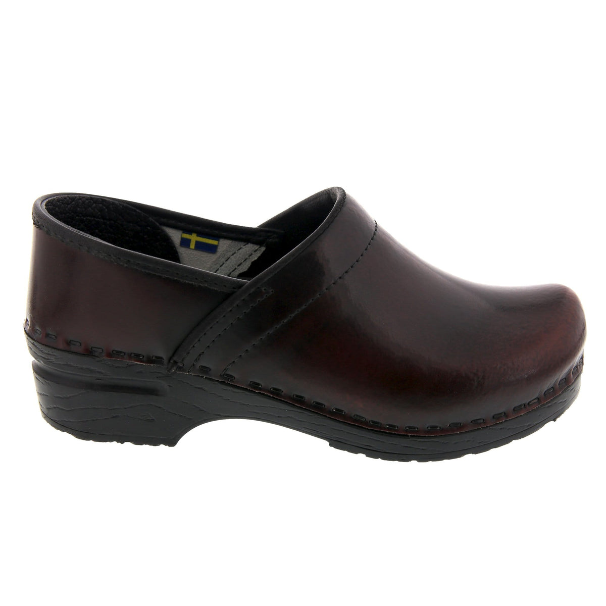 BJORK BJORK PROFESSIONAL Women's Bordeaux Cabrio Leather Clogs