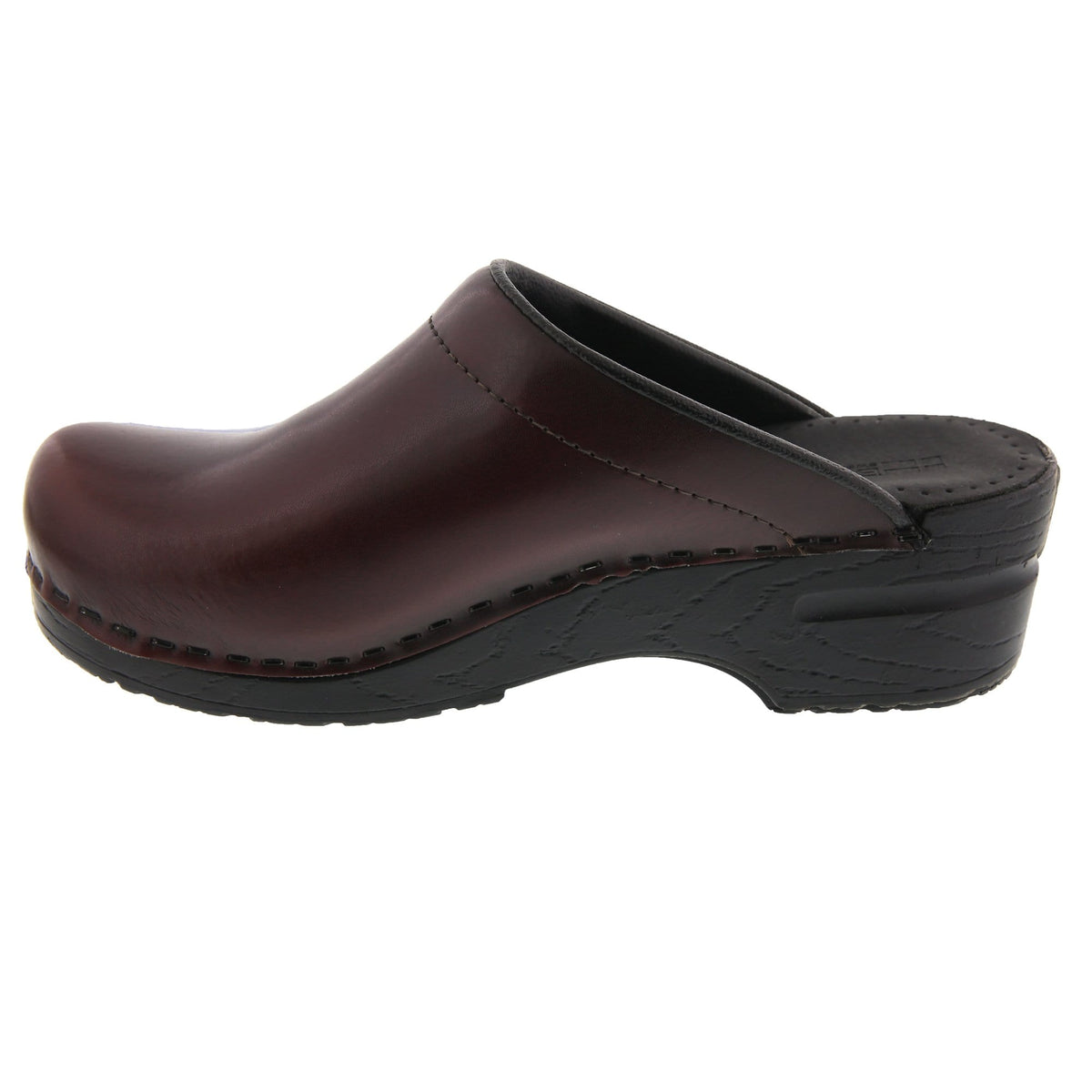 BJORK BJORK STELLA Open Back Cabrio Leather Clogs