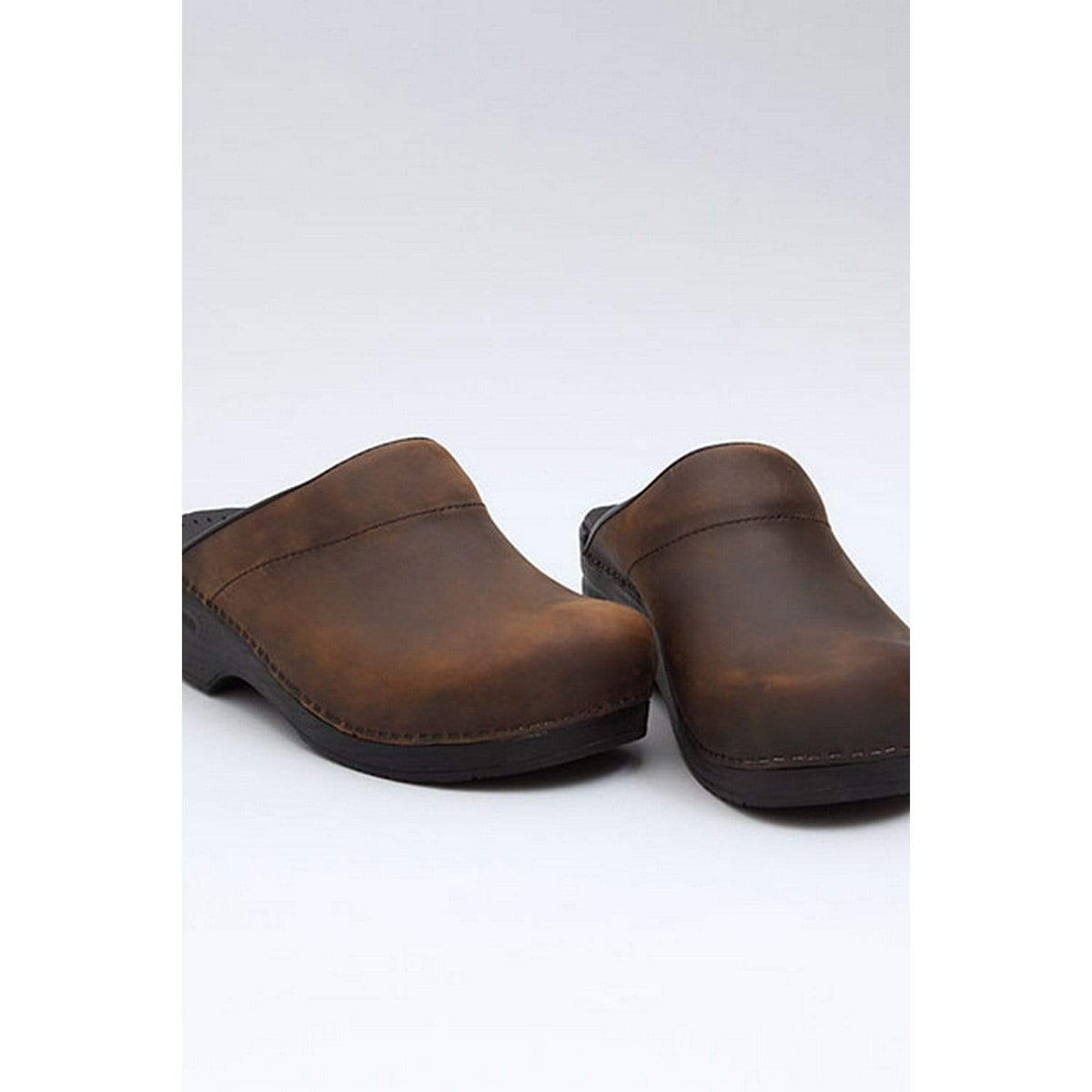 Dansko DANSKO Men's Karl Open Back Oiled Leather Clogs