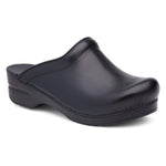 Dansko 847020202-35 DANSKO Sonja Black Cabrio Leather Open Back Clogs Black / EU-35