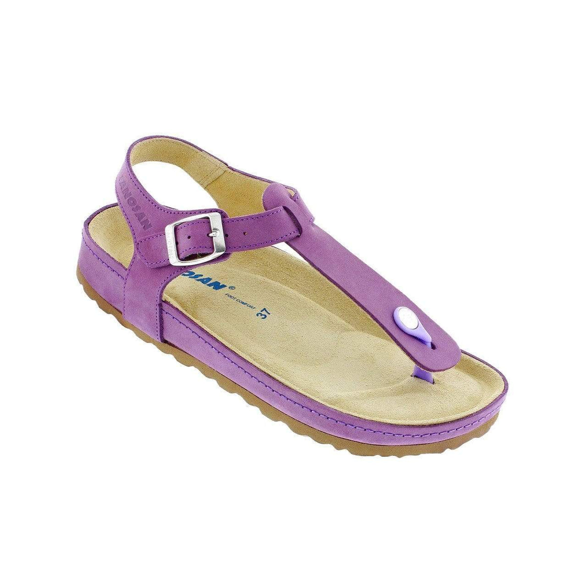 Sanosan 518913-96082-36 Sanosan Arkansas Nubuck - Comfort Plus Aubergine / EU-36