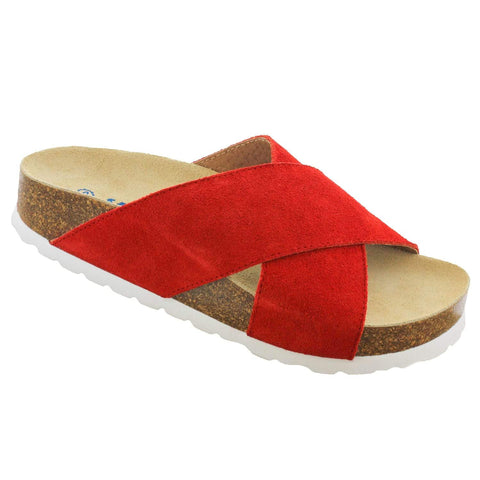 Sanosan 551004-4-36 Wave Wedge Sandal - Comfort Plus Red / EU-36