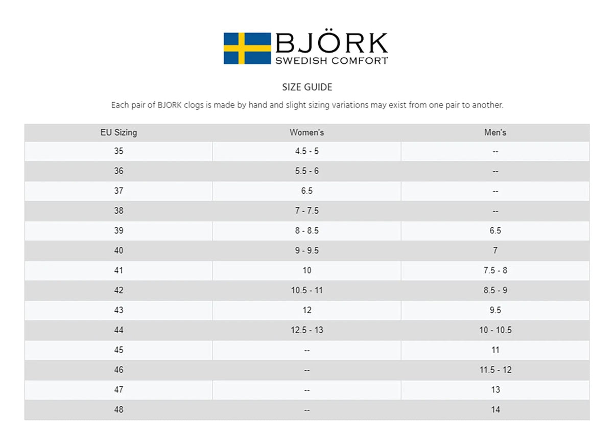 BJORK BJORK Maja White Wood Open Back Leather Clogs