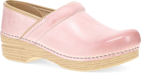 DANSKO Professional Pink Milled Burnished Clog