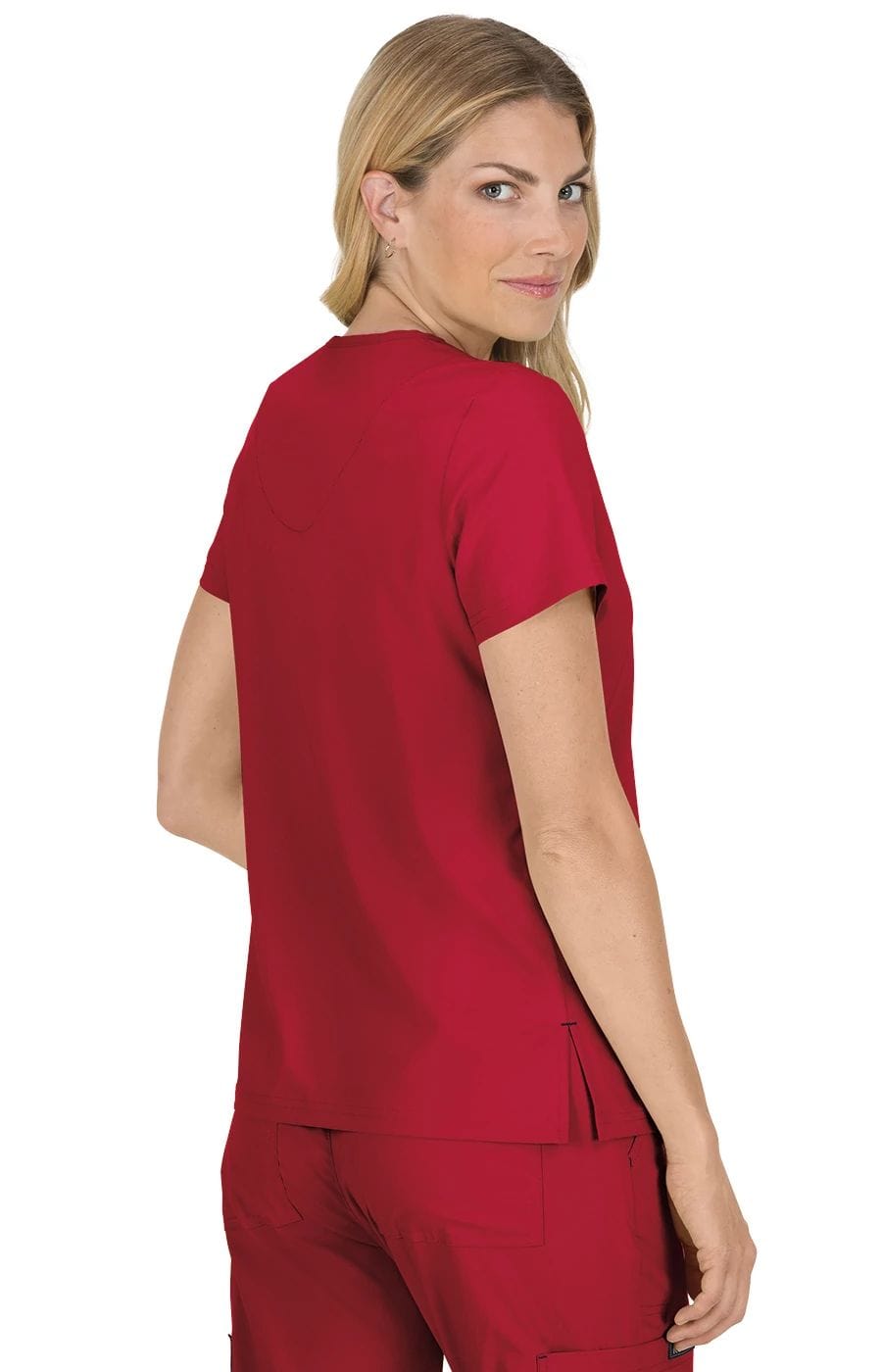 Adidas koi Basics Becca Women's 4-Pocket Stretch Scrub Top