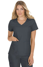 Adidas koi Basics Becca Women's 4-Pocket Stretch Scrub Top