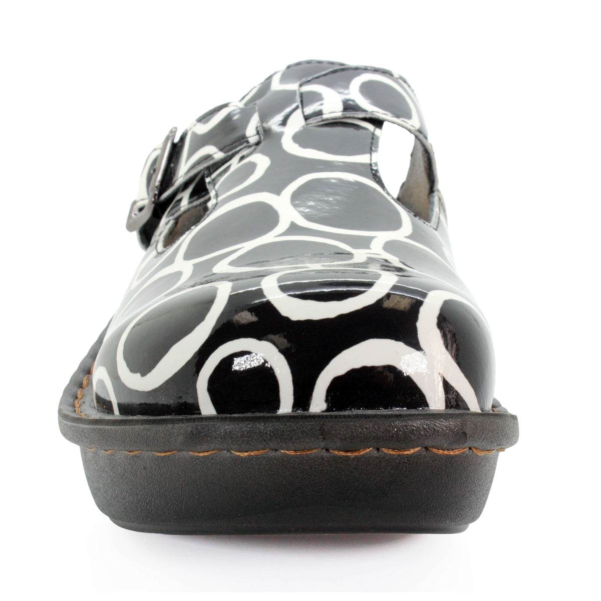 Sanosan Bella Comfort Slip-On Clogs in Zen Circles