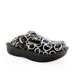 Sanosan Bella Comfort Slip-On Clogs in Zen Circles