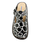 Sanosan Bella Comfort Slip-On Clogs in Zen Circles
