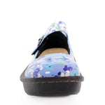 Sanosan Julia Comfort Mary-Jane Clogs in Orchid Grass