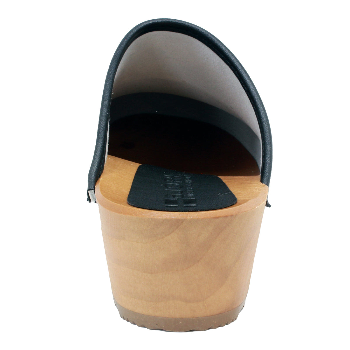 BJORK BJORK Maja Wood Moa Printed Leather Clogs