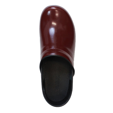 BJORK Men's Swedish Professional Patent Leather Clogs