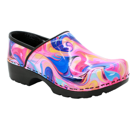 BJORK Swedish Professional Swirl Clogs